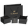 Set ore dore për meshkuj G.Rossi Classic, mekanizëm quartz, rrip lëkure, blu bakri