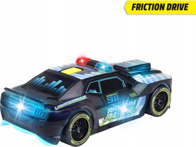 Makina lodër policie Dickie Streets Beatz Rhythm Patrol, 20 cm, me drita edhe tinguj, shumëngjyrëshe
