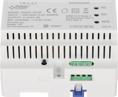 Furnizues energjie rezervë Pulsar DING2-12V2A, 12V, 2A, gri