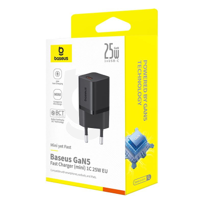 Karikues muri Baseus GaN5 1C, 25W, USB C, i zi