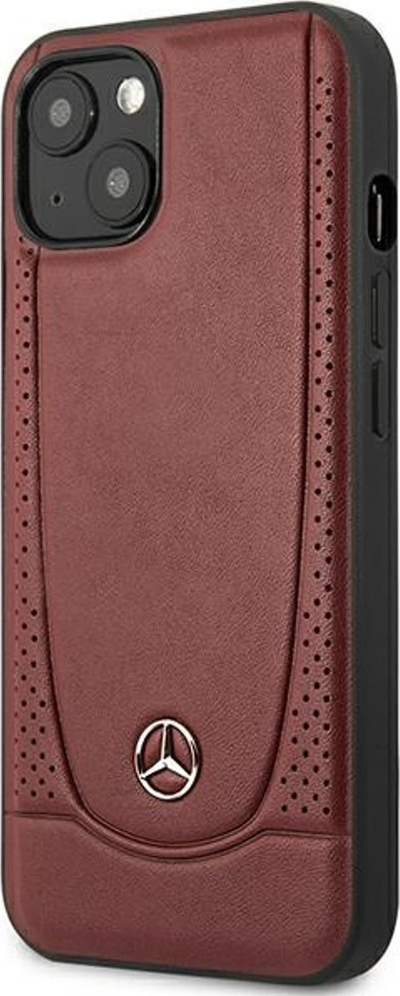 Kllëf telefoni Mercedes MEHCP15SARMRE, për iPhone 15 6.1", lëkurë, i kuq