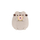 Lodër pelushi Pusheen ulur me donut, 10 cm, gri