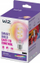 Llampë e zgjuar WiZ Filament G95, LED RGB 6.3W, Wi-Fi E27, transparente