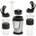Blender personal Adler AD 4081, 2 shishe, funksion copëtimi akulli, argjendtë