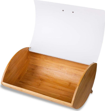 Set kuzhine KonigHOFFER Bamboo, kashtë buke bambuje, 3 ena metalike, e bardhë natyrale
