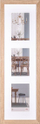 Kornizë foto Walther Design Fiorito EF315VE, 3x 10x15 cm, dru lis, me passe-partout të bardhë