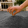 Tapet rrumbullak Strado Round Shaggy Rug, 120x120 cm, gri e errët