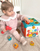 Lodër kub aktiviteti Woopie Baby Montessori, 6 në 1, muzikore, shumëngjyrëshe