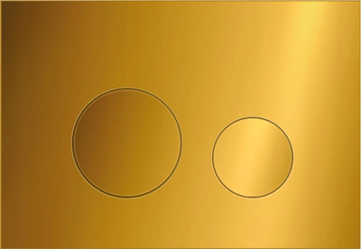Buton shkarkimi WC KK-Pol Button M11, plastikë, gold gloss