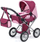 Karrocë lodër për kukulla Bayer City Star Pram, për kukulla deri 46 cm, me dorezë që rregullohet, shumëngjyrëshe
