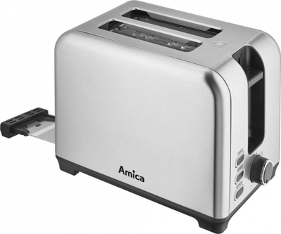 Toster Amica TF3043, 800W, 2 feta, argjend