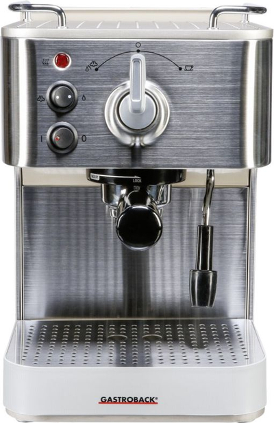 Еспресо машина Gastroback Design Espresso Plus 42606, 1250W, висок притисок, сребрена