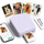 Printer portativ Bluetooth Nelko PP03, 600 dpi, printim foto me ngjyra, vjollcë