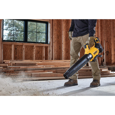 Fryrës gjethe DeWalt DCMBL562N-XJ, 18V, brushless, i verdhë