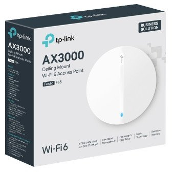 Pikë aksesi TP-LINK Festa F65 AX3000, Wi-Fi 6, 2400 Mbit/s, i bardhë