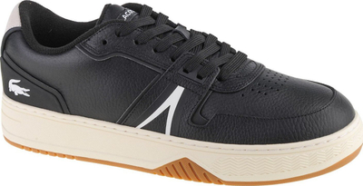 Këpucë sportive për burra Lacoste L001 222 1, lëkurë natyrale, të zeza