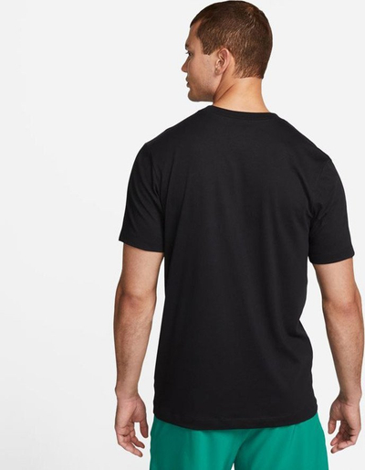 Bluzë sportive Nike Dri-FIT JDI, për burra, me print JUST DO IT, e zezë