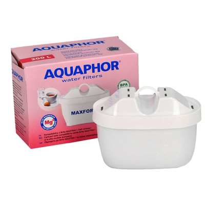 Fishek filteri uji Aquaphor B100-25 Maxfor Mg2+, kapacitet 200L, set 10 copë, i bardhë