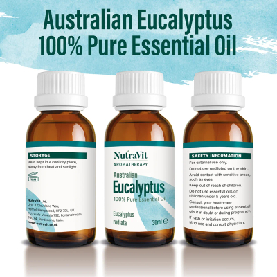 Vaj Esencial Australian Eucalyptus nga NutraVit, 30ml