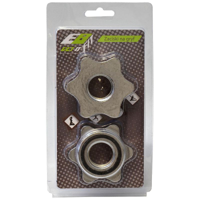Kapëse peshe Eb Fit CLAMPS FOR BAR, set 2 copë, diametër 25.4 mm, ngjyrë krom