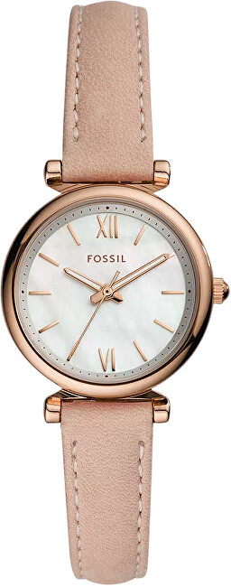 Orë dore për femra Fossil Carlie Mini ES4699, rozë