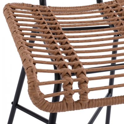 Stol bar HM EDDIE HM5708, metalik, 45x46.5x115 cm, bezhë