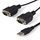 Përshtatës USB në Serial RS232 StarTech.com, 1.8m, FTDI FT2232D, i zi