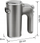Рачен миксер Aigostar Hand Mixer, 400W, 5 брзини, сребрен