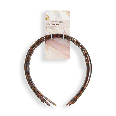 Rreth për flokë Revolution Tortoiseshell headbands, 3 pcs