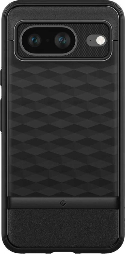 Këllëf telefoni Spigen Caseology Parallax për Google Pixel 8, gomë TPU, mbrojtje ushtarake, i zi mat