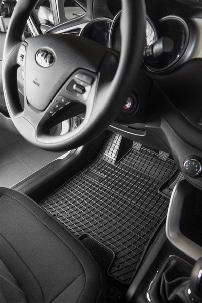 Tapeta dyshemeje gome Frogum El Toro, VW Crafter II rreshti i dytë 2017+, set 2 copë, të zeza
