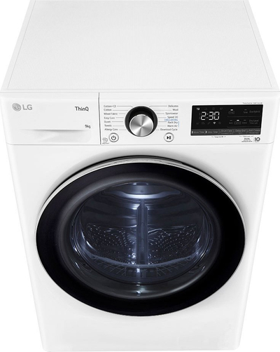 Tharëse rrobash LG Eco Hybrid Dual Inverter RH90V9AV2N, 9kg, pompë nxehtësie, e bardhë