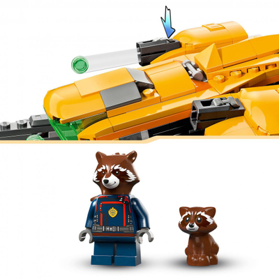 Set LEGO® Marvel 76254 Little Rocket's Spaceship, 330 pjesë