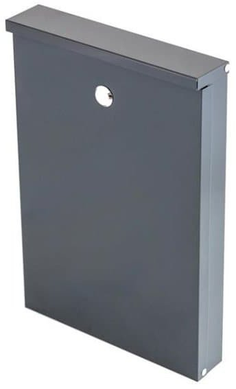 Kuti postare Mailboxpd955, metal i galvanizum, për mur, ngjyrë antracit