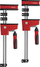 Kapëse shtrëngu Bessey KRE 600/95, hapje 600mm, thellësi 95mm