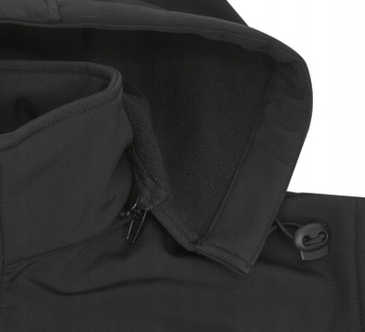 Jakne pune Yato Softshell, me kapuç që hiqet, masa L, e zezë