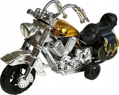Set lodrash motorçikleta Leantoys, 4 copë, me tërheqje, shumëngjyrësh