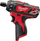 Stërvitje kaçavidë me bateri Milwaukee M12 BD-0, 12V, solo, e kuqe e zezë