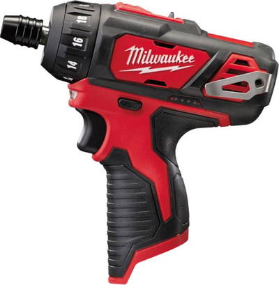 Stërvitje kaçavidë me bateri Milwaukee M12 BD-0, 12V, solo, e kuqe e zezë