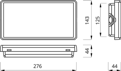 Емергентна ламба AWEX ETE/3W/ESE/X/WH, 3W, IP65, бела