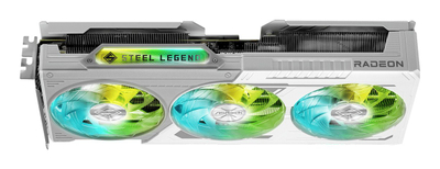Kartë grafike ASRock Radeon RX 9060 XT Steel Legend OC, 8GB GDDR6, PCI Express, e bardhë