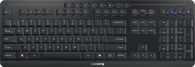 Set tastjere dhe maus Cherry Stream Desktop Ultimate, USB RF Bluetooth, QWERTY anglisht, i zi
