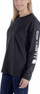 Bluzë me mëngë të gjata Carhartt Workwear Logo, për goca, XS, e zezë