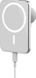 Mbajtës makine me karikues wireless MagSafe 15W, magnetik, i bardhë