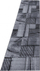 Tapet korridori Ayyildiz Carpets Parma 9260, 80x300cm, trashësi 9mm, gri
