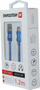 Kabllo USB në Micro USB Swissten, 1.2m, 3A, blu
