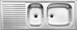 Lavaman kuzhine Blanco Top EZS 11 X 4, 110 x 43.5 cm, çelik inox, ngjyrë argjendi