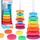 Kullë spirale shumëngjyrëshe Colorful ZA5286, lodër sensoriale grumbulluese