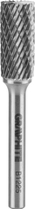 Prerëse metali Graphite 55H358, cilindrike, diametër 12mm, karbit, gri