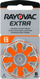 Bateri për aparat dëgjimi Rayovac Extra Type 13, 1.45V, 80 copë, portokalli